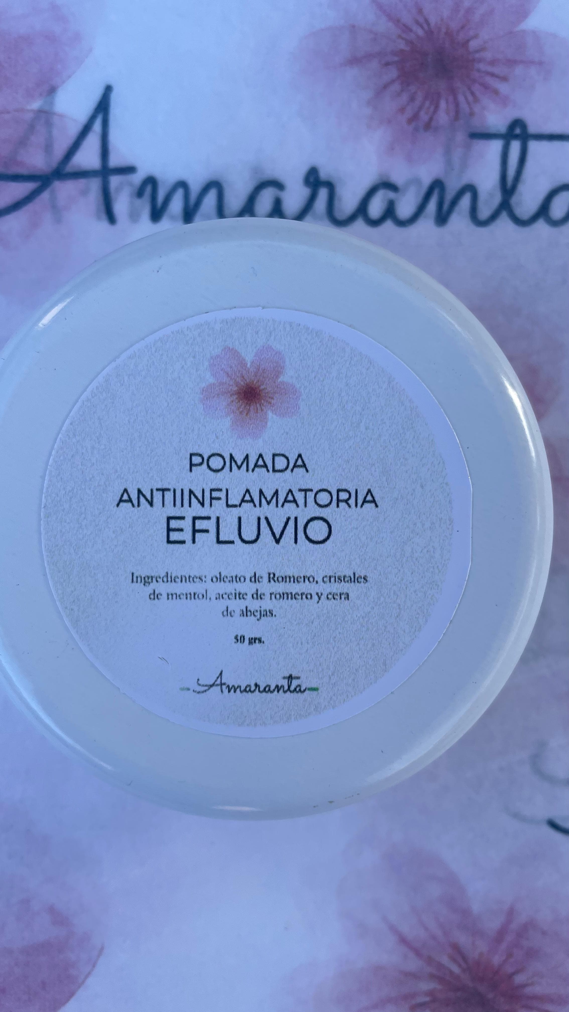 Imagen del producto Pomada antiinflamatoria Efluvio